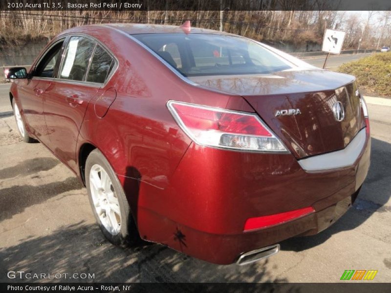 Basque Red Pearl / Ebony 2010 Acura TL 3.5
