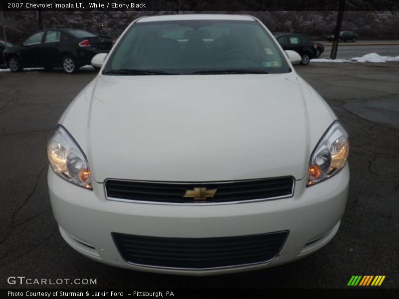 White / Ebony Black 2007 Chevrolet Impala LT