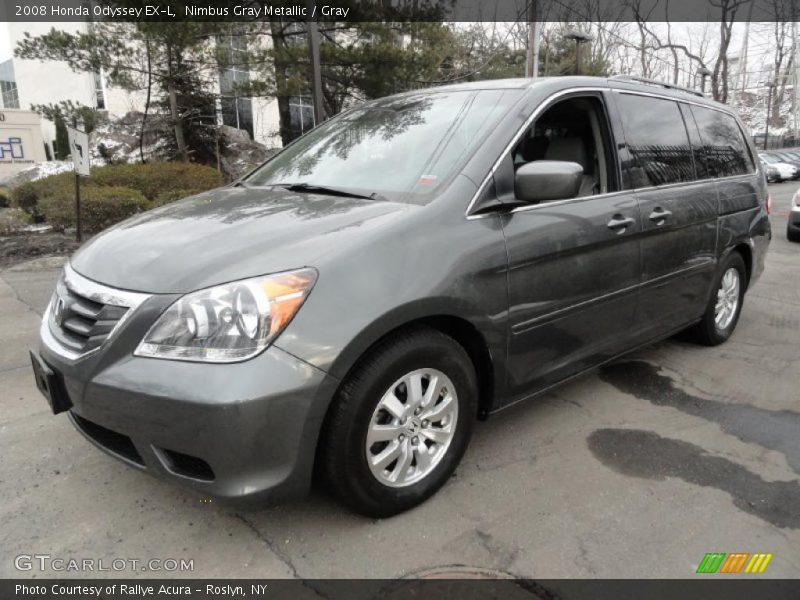 Nimbus Gray Metallic / Gray 2008 Honda Odyssey EX-L