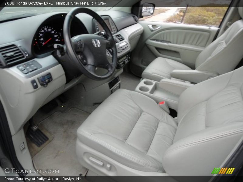 Nimbus Gray Metallic / Gray 2008 Honda Odyssey EX-L