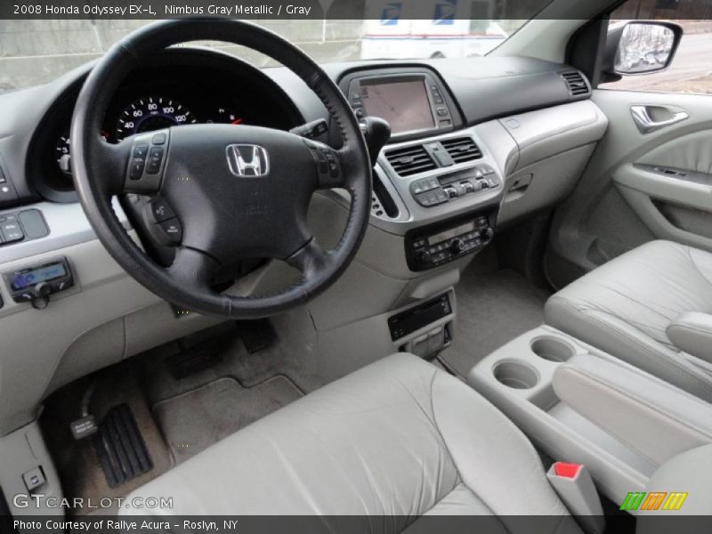 Nimbus Gray Metallic / Gray 2008 Honda Odyssey EX-L