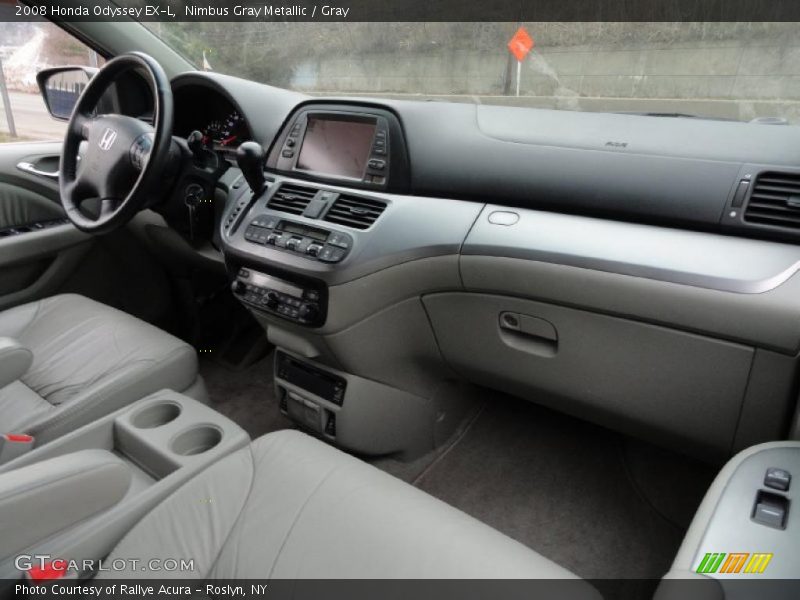 Nimbus Gray Metallic / Gray 2008 Honda Odyssey EX-L