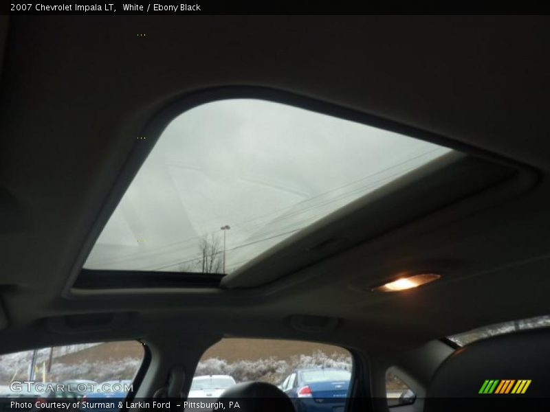 White / Ebony Black 2007 Chevrolet Impala LT