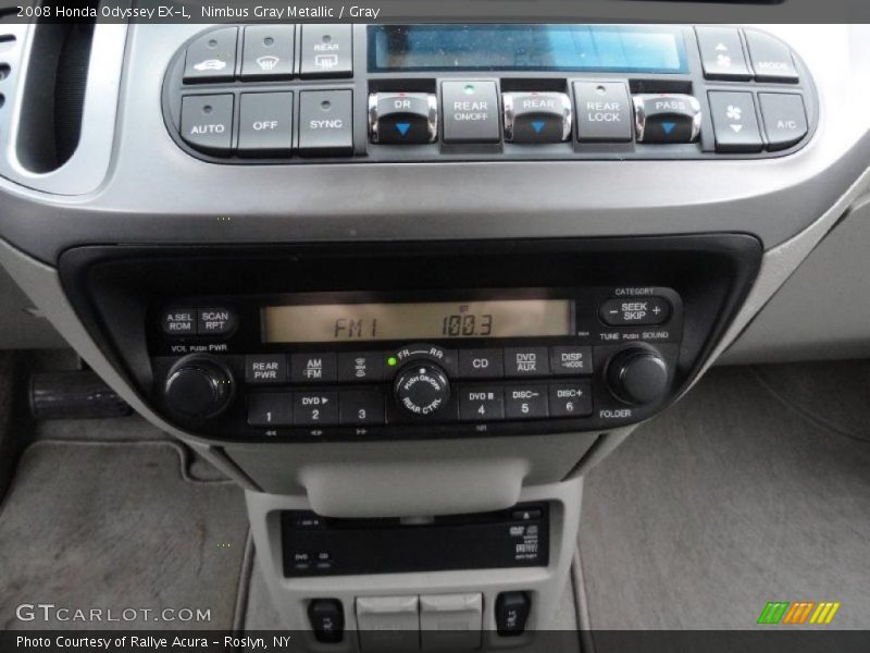 Nimbus Gray Metallic / Gray 2008 Honda Odyssey EX-L