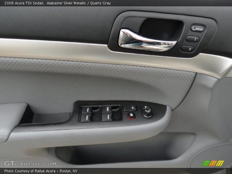 Alabaster Silver Metallic / Quartz Gray 2008 Acura TSX Sedan