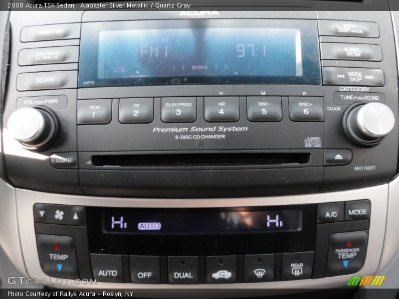 Alabaster Silver Metallic / Quartz Gray 2008 Acura TSX Sedan