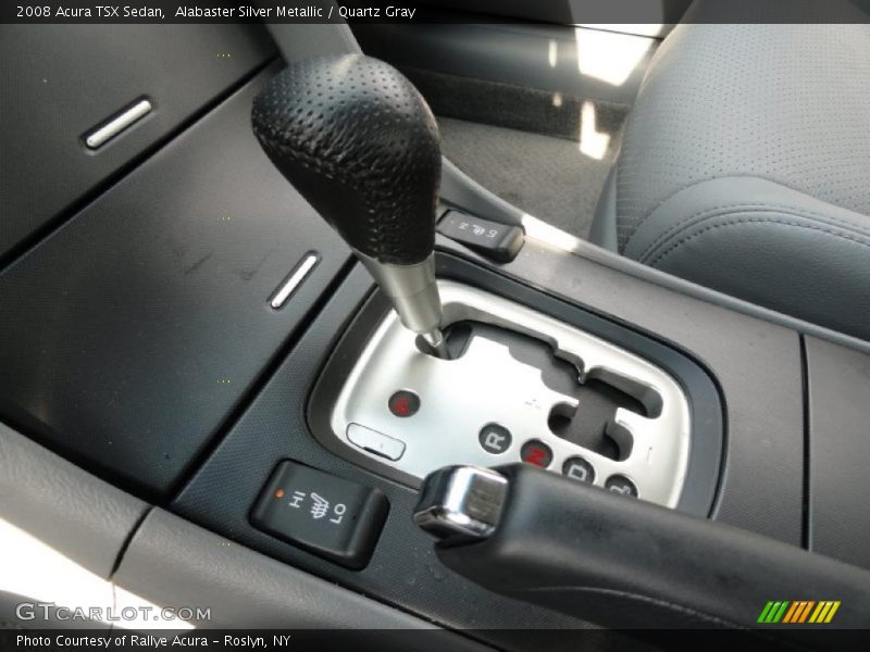 Alabaster Silver Metallic / Quartz Gray 2008 Acura TSX Sedan