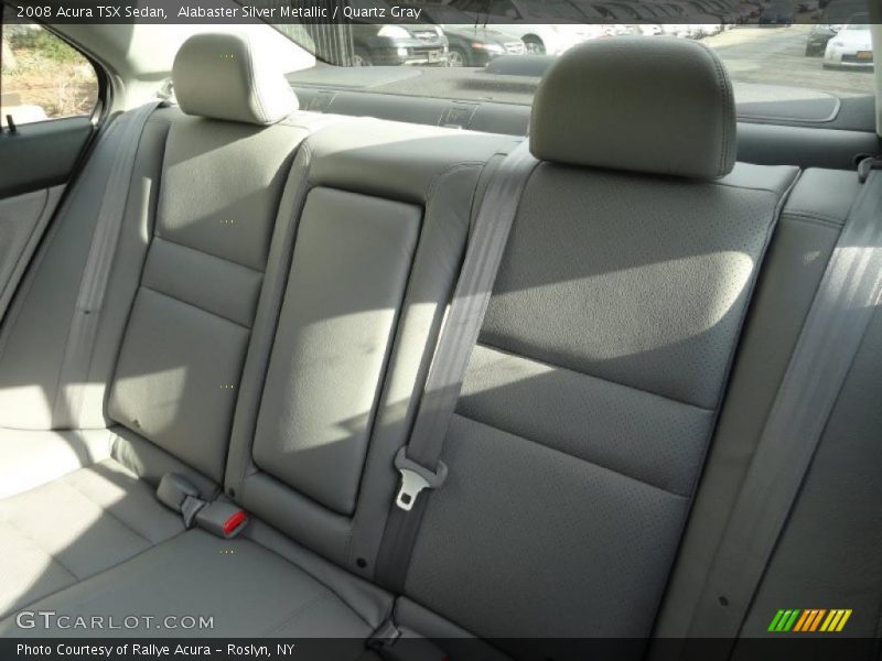 Alabaster Silver Metallic / Quartz Gray 2008 Acura TSX Sedan