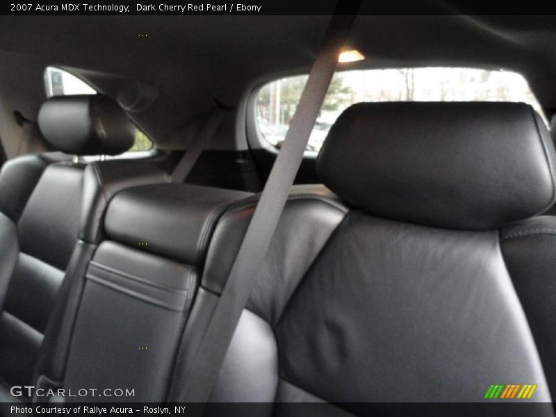 Dark Cherry Red Pearl / Ebony 2007 Acura MDX Technology