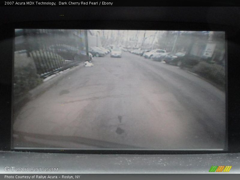 Dark Cherry Red Pearl / Ebony 2007 Acura MDX Technology