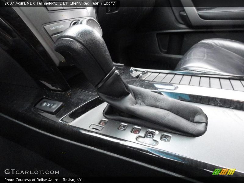Dark Cherry Red Pearl / Ebony 2007 Acura MDX Technology