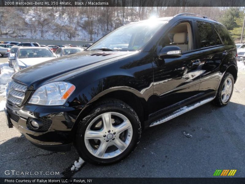 Black / Macadamia 2008 Mercedes-Benz ML 350 4Matic