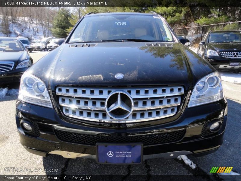 Black / Macadamia 2008 Mercedes-Benz ML 350 4Matic