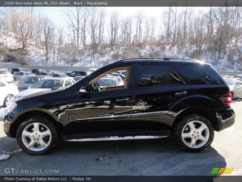 Black / Macadamia 2008 Mercedes-Benz ML 350 4Matic