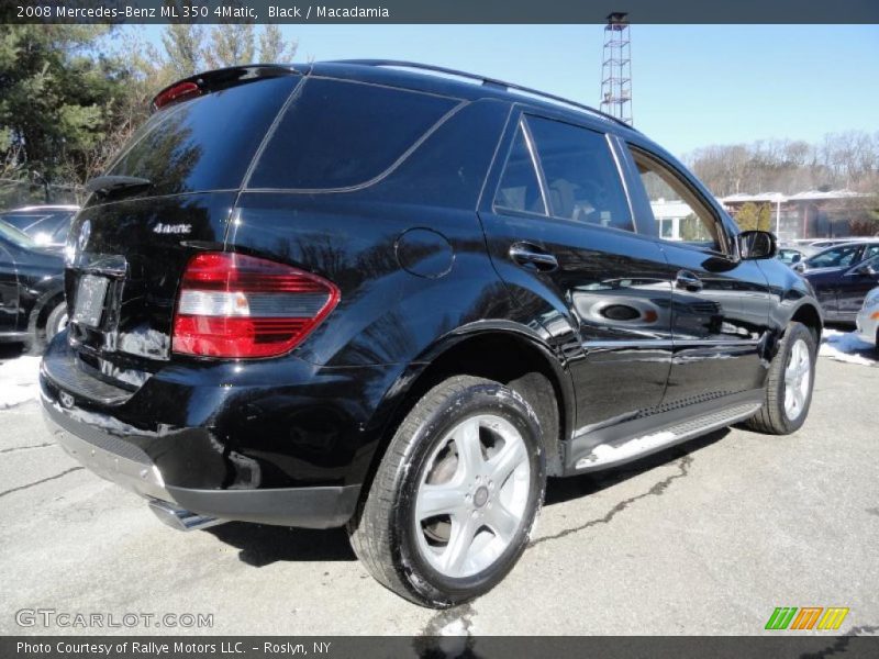 Black / Macadamia 2008 Mercedes-Benz ML 350 4Matic