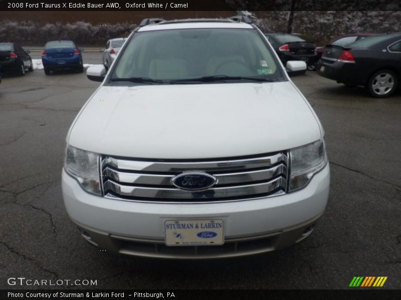 Oxford White / Camel 2008 Ford Taurus X Eddie Bauer AWD