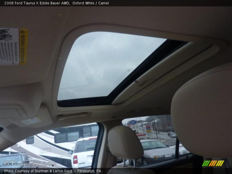 Oxford White / Camel 2008 Ford Taurus X Eddie Bauer AWD