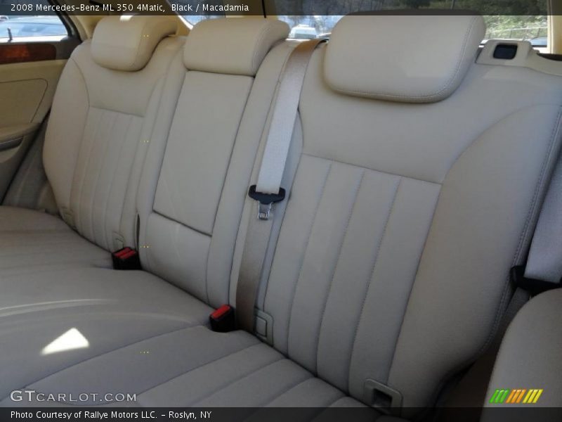 Black / Macadamia 2008 Mercedes-Benz ML 350 4Matic
