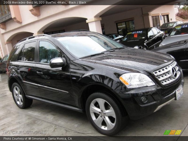 Black / Black 2009 Mercedes-Benz ML 320 BlueTec 4Matic