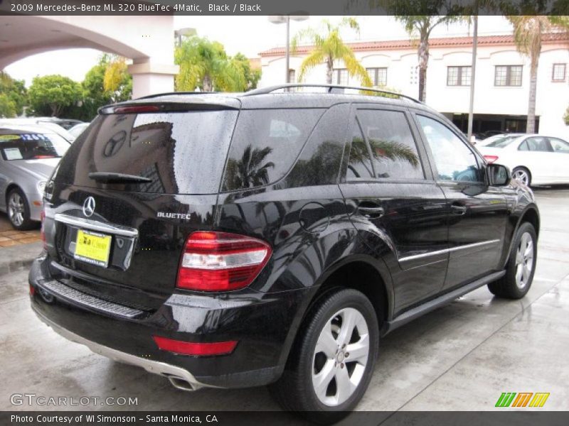 Black / Black 2009 Mercedes-Benz ML 320 BlueTec 4Matic