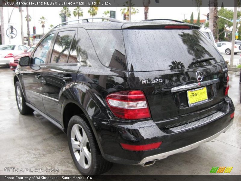 Black / Black 2009 Mercedes-Benz ML 320 BlueTec 4Matic