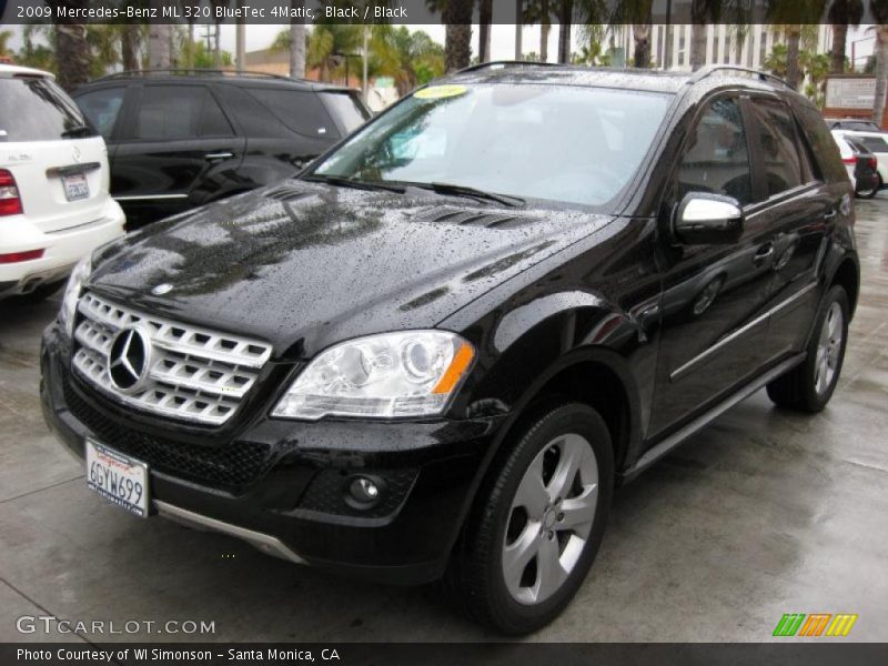 Black / Black 2009 Mercedes-Benz ML 320 BlueTec 4Matic