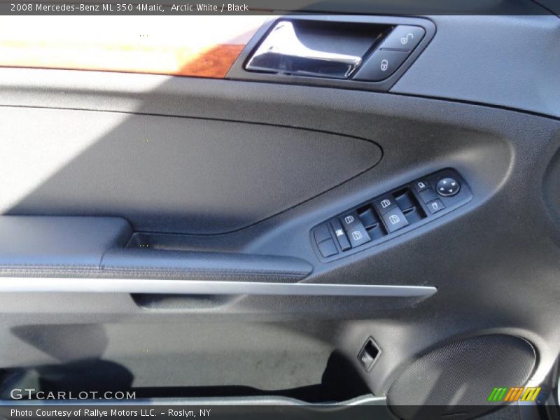 Arctic White / Black 2008 Mercedes-Benz ML 350 4Matic