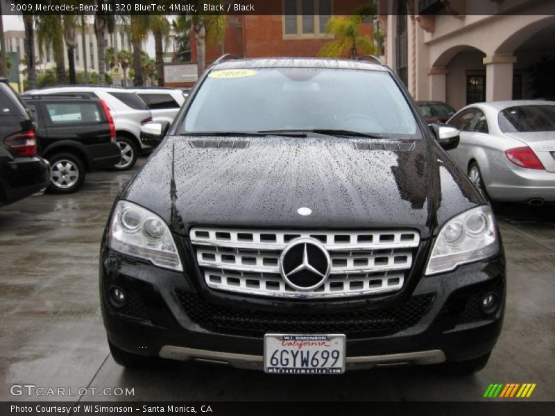 Black / Black 2009 Mercedes-Benz ML 320 BlueTec 4Matic