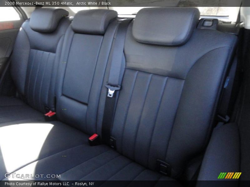 Arctic White / Black 2008 Mercedes-Benz ML 350 4Matic