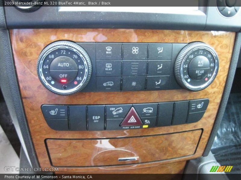 Black / Black 2009 Mercedes-Benz ML 320 BlueTec 4Matic