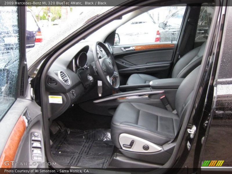 Black / Black 2009 Mercedes-Benz ML 320 BlueTec 4Matic