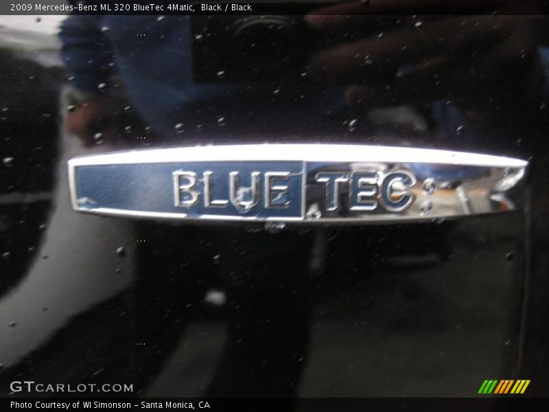 Black / Black 2009 Mercedes-Benz ML 320 BlueTec 4Matic