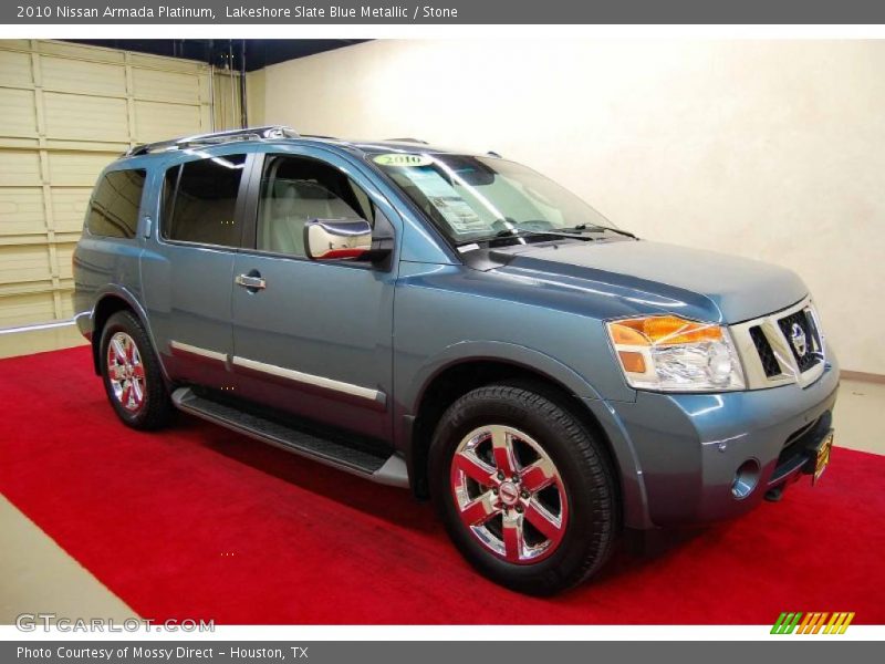 Front 3/4 View of 2010 Armada Platinum