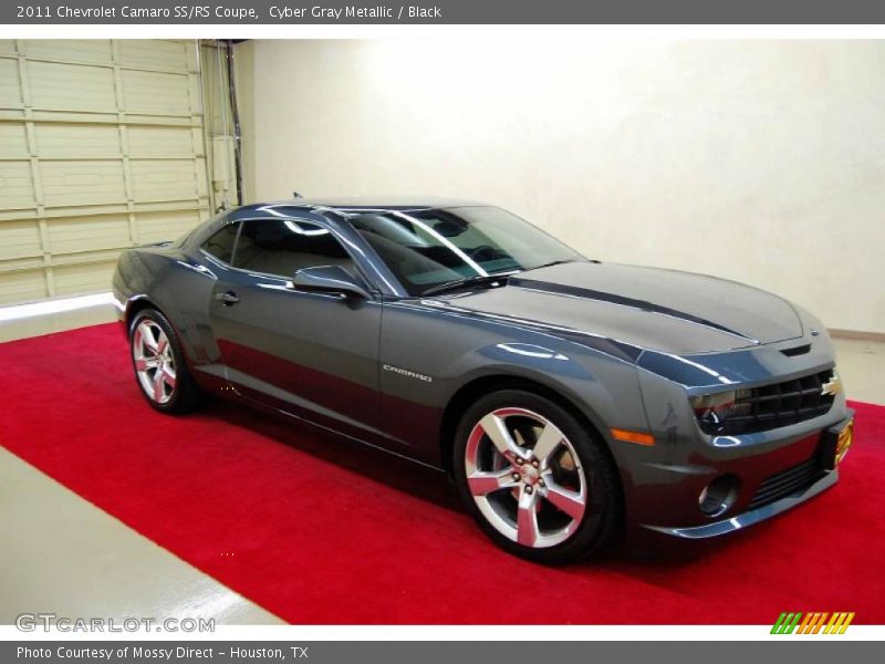 Cyber Gray Metallic / Black 2011 Chevrolet Camaro SS/RS Coupe