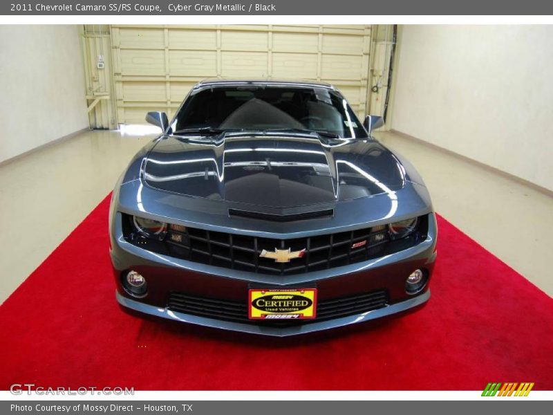 Cyber Gray Metallic / Black 2011 Chevrolet Camaro SS/RS Coupe