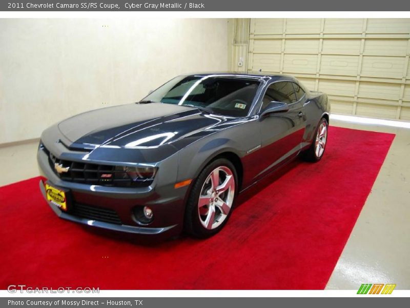 Cyber Gray Metallic / Black 2011 Chevrolet Camaro SS/RS Coupe