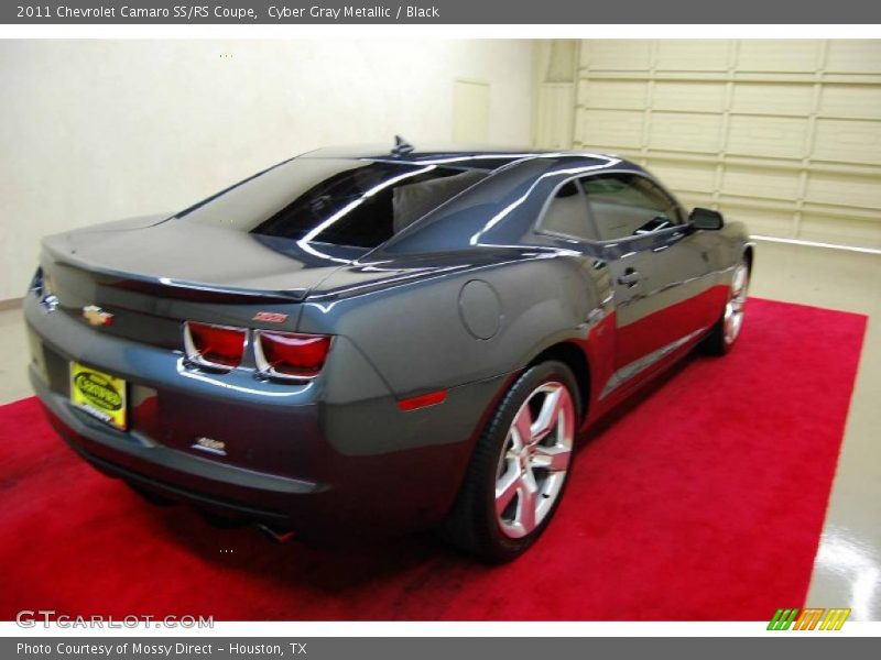 Cyber Gray Metallic / Black 2011 Chevrolet Camaro SS/RS Coupe