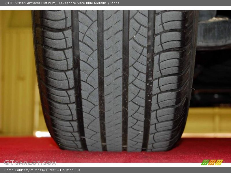 Lakeshore Slate Blue Metallic / Stone 2010 Nissan Armada Platinum