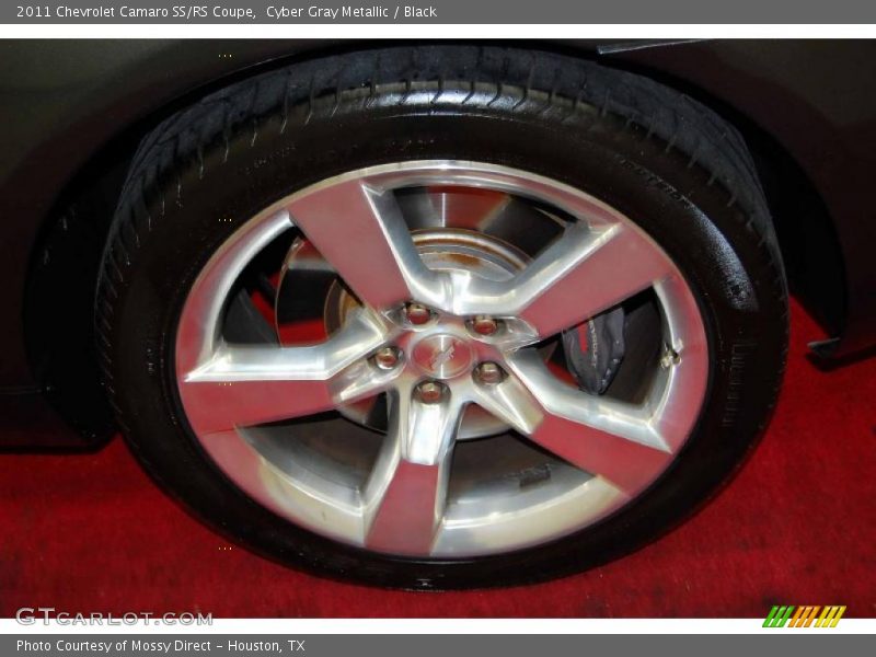 Cyber Gray Metallic / Black 2011 Chevrolet Camaro SS/RS Coupe