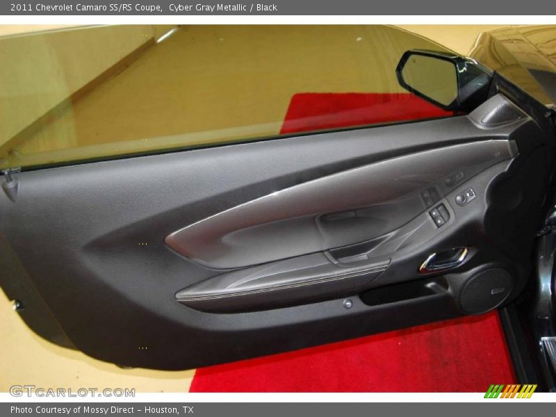 Cyber Gray Metallic / Black 2011 Chevrolet Camaro SS/RS Coupe