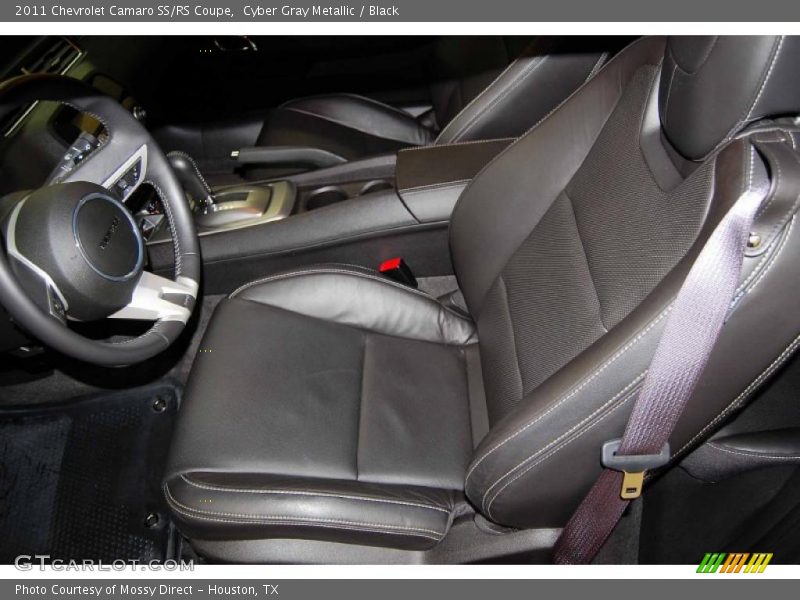 Cyber Gray Metallic / Black 2011 Chevrolet Camaro SS/RS Coupe