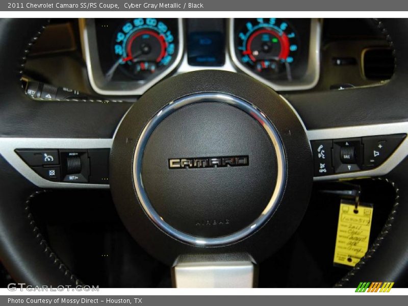 Cyber Gray Metallic / Black 2011 Chevrolet Camaro SS/RS Coupe
