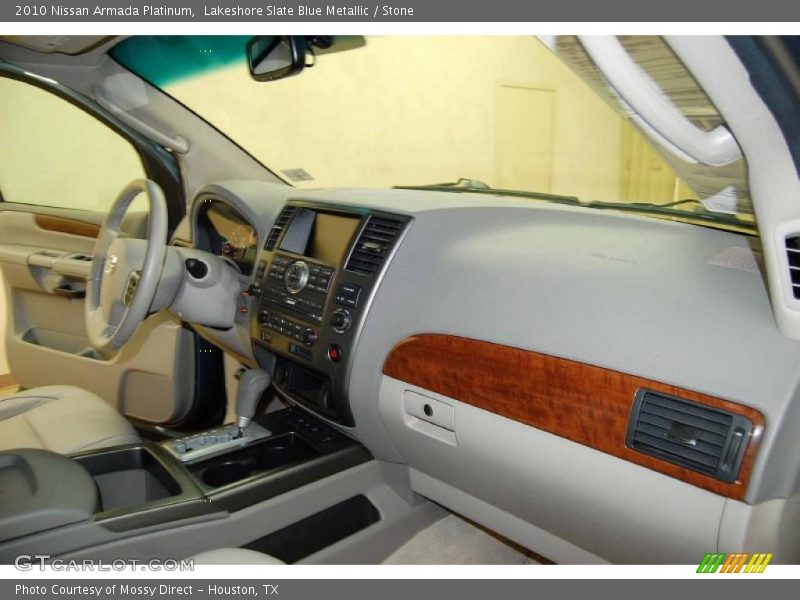 Lakeshore Slate Blue Metallic / Stone 2010 Nissan Armada Platinum