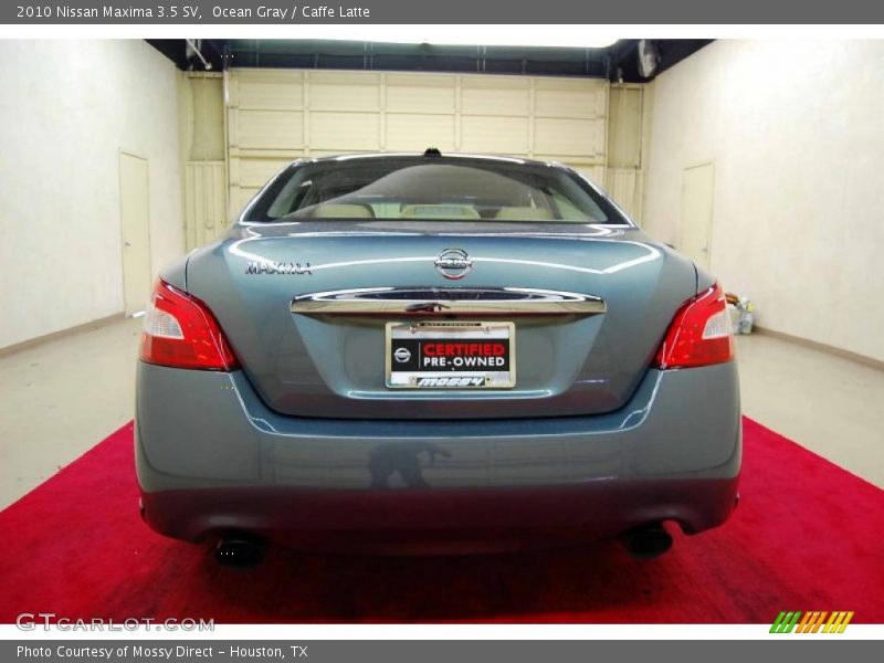 Ocean Gray / Caffe Latte 2010 Nissan Maxima 3.5 SV