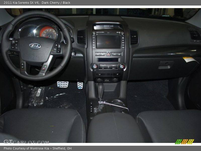 Dark Cherry / Black 2011 Kia Sorento SX V6