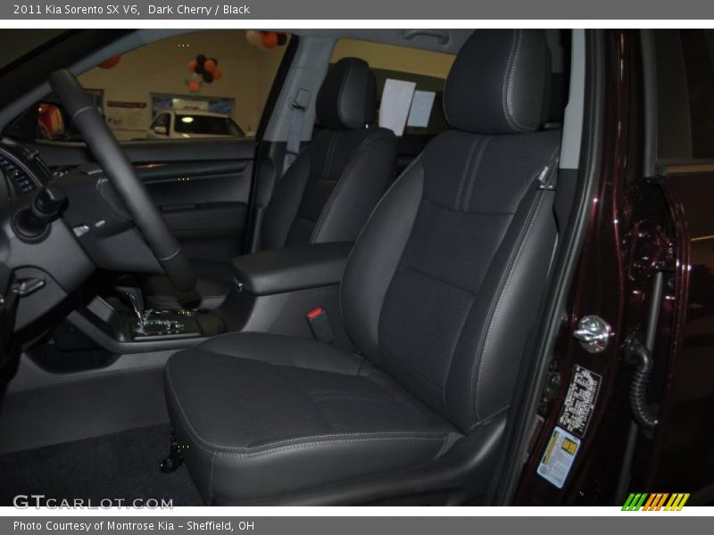 Dark Cherry / Black 2011 Kia Sorento SX V6