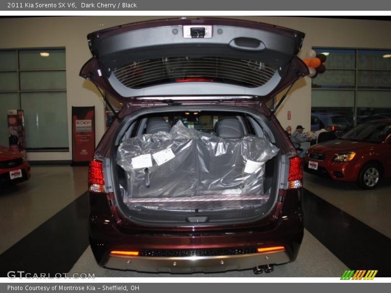 Dark Cherry / Black 2011 Kia Sorento SX V6