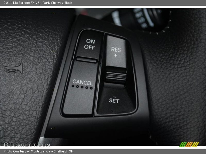 Dark Cherry / Black 2011 Kia Sorento SX V6