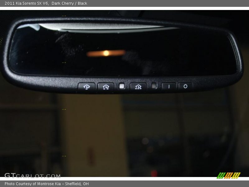 Dark Cherry / Black 2011 Kia Sorento SX V6