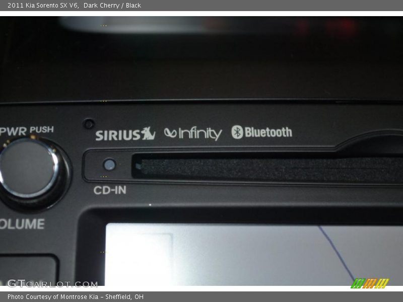 Dark Cherry / Black 2011 Kia Sorento SX V6